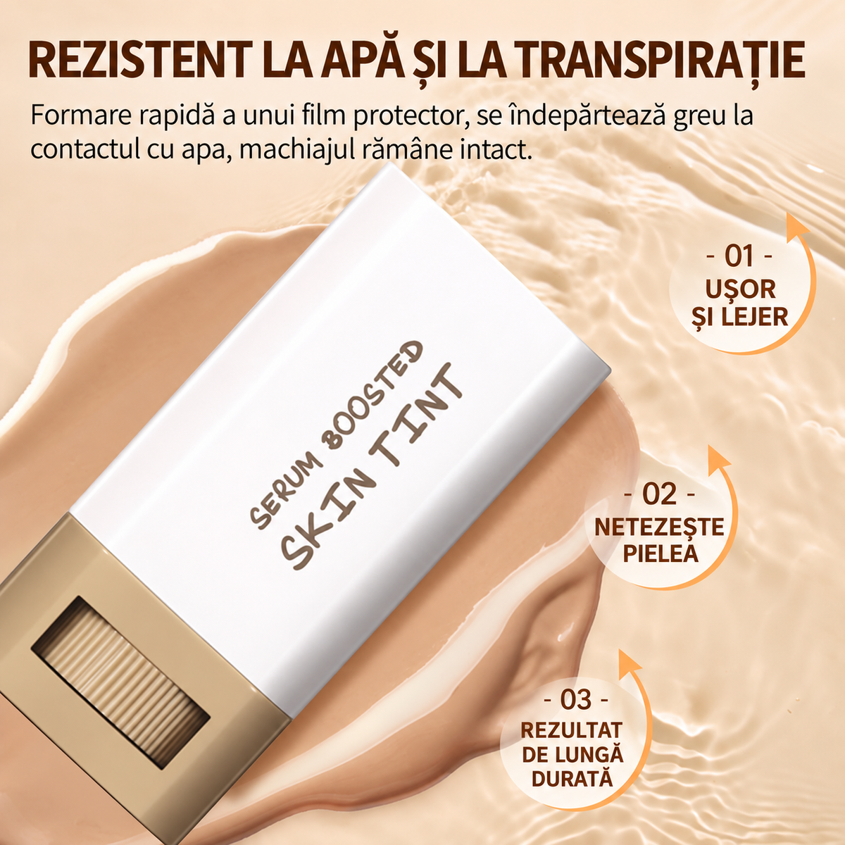 Beauty Skin Stick™ – Stick pentru un Ten Uniform, Hidratat și Luminos
