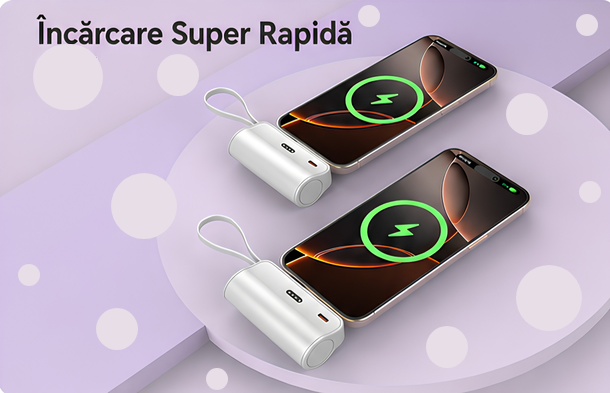 Baterie Externa Mini 5000mAh – Baterie Externă Portabilă